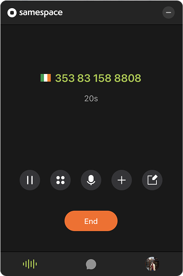 Samespace Dock - Dialer